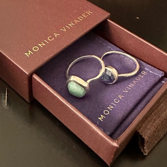 Monica Vinader gem stone rings - Picture 5 of 7